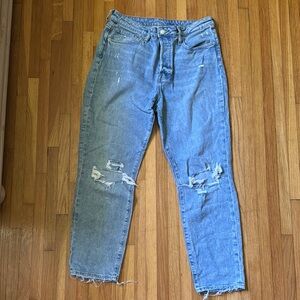 H&M Blue High Rise Women’s Mom Jeans